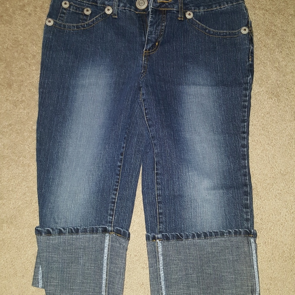 Juniors capri jeans